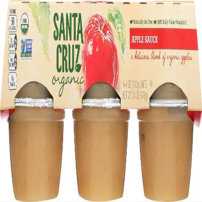 Santa Cruz Applesauce 4 Oz (Pack of 12)