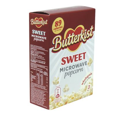 Butterkist Microwave Sweet Popcorn 3 Pack 210g