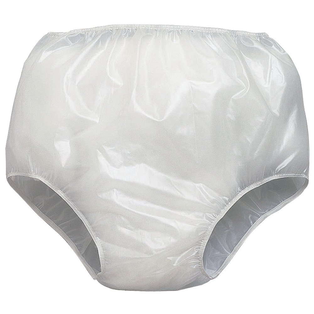 Waterproof Vinyl Pull-On Pant, Medium 26" - 34" (Pack of 3)