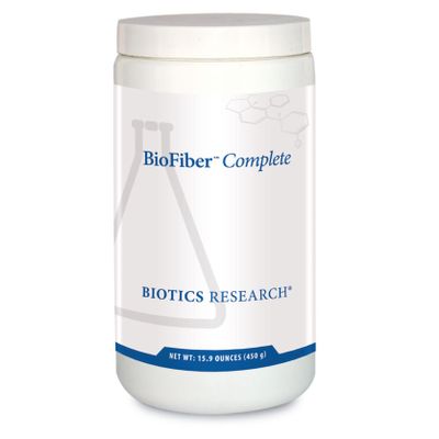 Biotics Research BioFiber Complete - 10 Whole Food Fibers (Organic & Non-GMO), 5g of Fiber Per Serving, Easy-to-Mix Powder, Prebiotic Gut Support 15.9 Oz