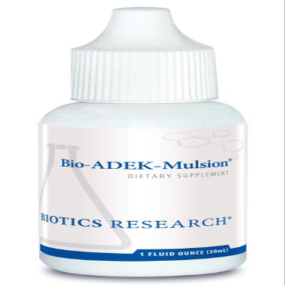 Biotics Research Bio ADEK Mulsion - Emulsified Formula, Improved Bioavailability, Supports Healthy Immune Responses, Bone Health, Eye Health, Cardiovascular Health, 1 fl oz