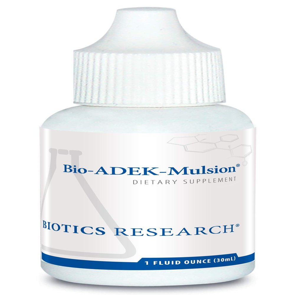 Biotics Research Bio ADEK Mulsion - Emulsified Formula, Improved Bioavailability, Supports Healthy Immune Responses, Bone Health, Eye Health, Cardiovascular Health, 1 fl oz
