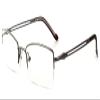 Calabria Vivid 306 Semi Rimless Designer Reading Glasses in Silver Amethyst+2.50 view 1
