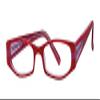 Calabria Viv 902 Designer Reading Glasses in Cocoa-Blue ; +2.75 view 1