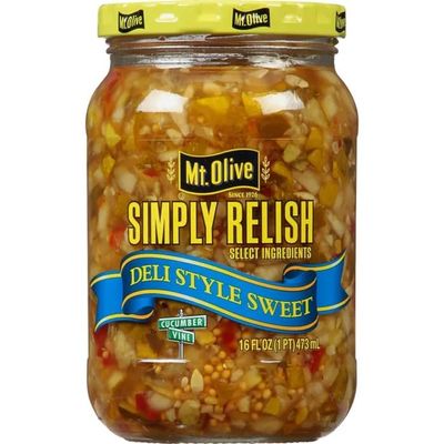 Mt. Olive Simply Relish Deli Style Sweet, 16.0 FL