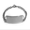 Allergic to DEMEROL Medical ID Alert Bracelet with Embossed Emblem from Stainless Steel. D-Style, Premium Series. view 1