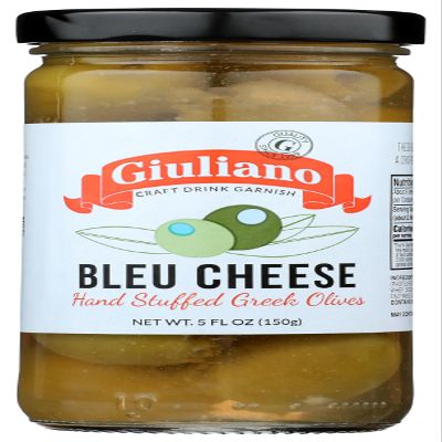 Giuliano Bleu Cheese Stuffed Olives, 5 oz