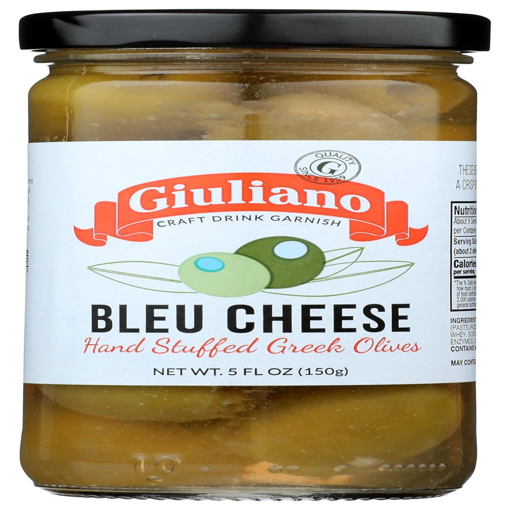 Giuliano Bleu Cheese Stuffed Olives, 5 oz