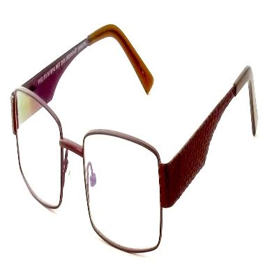 Calabria Viv 313 Metal Reading Eye Glasses +2.75 Brown Men Women Rectangular Reader Stylish Fashion Trendy Modern Eyeglasses