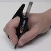 RinG-Pen Ultra Universal Grip Support for Writing, Art Tools, and Daily Activities (Large, Black) view 1