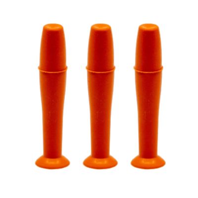 DMV Ultra Hard Contact Lens Remover **NOT for Soft Lenses** (Orange, 3 Count (Pack of 1))