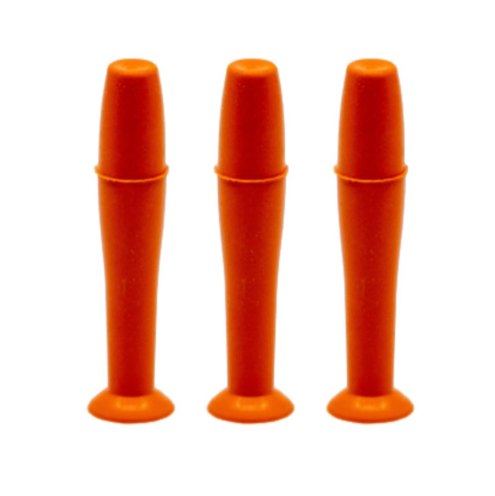 DMV Ultra Hard Contact Lens Remover **NOT for Soft Lenses** (Orange, 3 Count (Pack of 1))