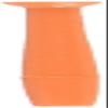 DMV Ultra Hard Contact Lens Remover (Orange, 6 Count (Pack of 1)) view 1