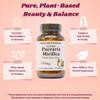 Pueraria Mirifica | 550 mg Per Capsule | Promotes Natural Beauty, Skin Elasticity & Hair Health | 60 Veggie Capsules | Non-GMO | Stearate Free | Glass Bottle view 3
