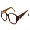 Calabria Viv 681 Designer Reading Glasses in Brown ; +0.50 view 1