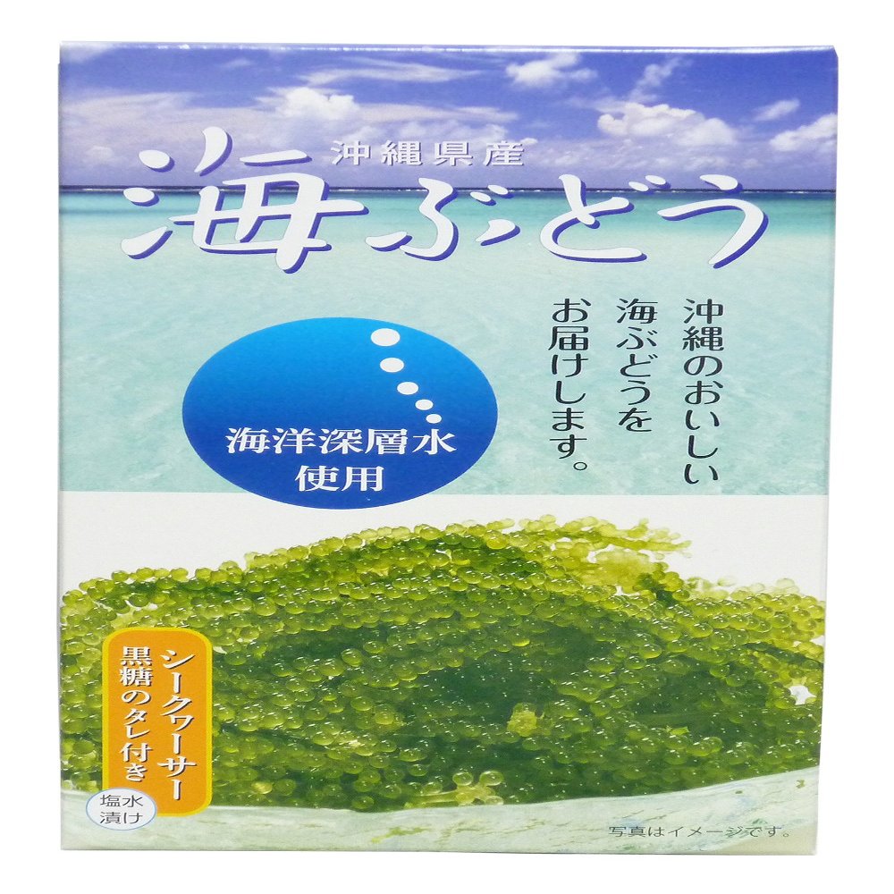 Deep ocean water use Okinawa Prefecture sea grapes 60gX3 boxes