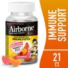 Airborne 500mg Vitamin C + Zinc Immune Support Supplement Gummies for Kids, Assorted Fruit Flavor, Gluten Free Crafted Blend with Powerful Antioxidants Vitamins C & E, 21 Gummies (3 Pack) view 2