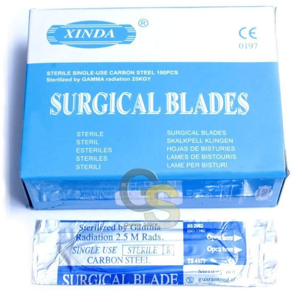 100 Pieces of Scalpel Blades #24 G.S Instruments