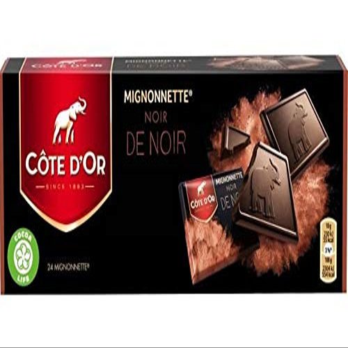 Cote D'or Mignonettes Noir de Noir Dark Chocolate 8.4oz (Pack of 2)