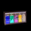 Fabrication CanDo Perf-100 100 Yard Exercise Band, 5 pc Set (1 ea: Yellow-Black) w/Dispens-a-Band Rack view 1