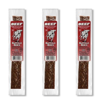 Buffalo Bob's Pemmican Style Beef Jerky- 3 Pack