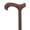 PCP Solid Beach Wood Cane, Derby Handle, Walking Aid with Slip Resistant Rubber Grips, Dark Beechwood view 1