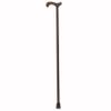 PCP Solid Beach Wood Cane, Derby Handle, Walking Aid with Slip Resistant Rubber Grips, Dark Beechwood view 2