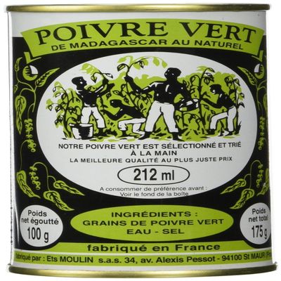 Madagascar Green Peppercorns in Brine - Pack of 4
