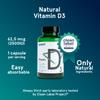 Puori Vitamin D3 Softgels, 2500 IU (62.5 mcg) - Fast Absorbing Vitamin D3 Supplements for Immune System Support, Bone Health & Density and Healthy Muscle Functions - Non-GMO & Gluten-Free - 240 Count view 2