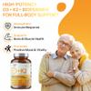 Purity Labs Vitamin D3 K2 10000 IU, (250mcg) D3 + 200mcg K2 MK7 - Immune Support Supplement Enhanced with Bioperine - Supplements for Daily Defense, Bone, Muscle & Skin Health - 120 Capsules view 2