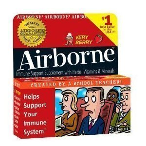 Airborne Immune Support Tablets - 36 Count - Very Berry (2 Pack)