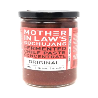 Mother-in-Laws Gochujang Fermented Chile Paste Signature Korean Ingredient, Mild Heat, Savory and Umami Flavors, Vegan, No MSG, 10 ounce
