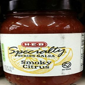 HEB Specialty Series Salsa 16oz Glass Jar (Pack of 4) Select Flavor Below (Smoky Citrus - Mild)