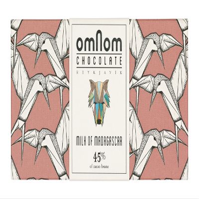 45% Milk of Madagascar - 60gr Icelandic Bean To Bar Chocolate by Omnom Chocolate