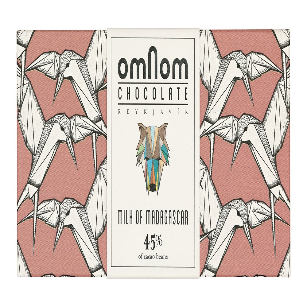 45% Milk of Madagascar - 60gr Icelandic Bean To Bar Chocolate by Omnom Chocolate