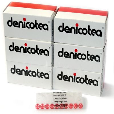 Denicotea Regular Crystal Filters - 50 Count - Pack of 6-300 Filters - Reduce Tar & Carcinogens - Will Not Affect Taste or Flavor - Reduce Staining of Skin & Hair - 10106