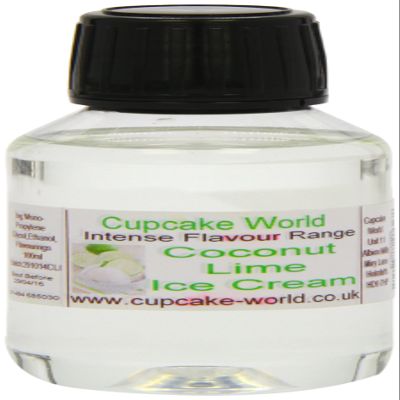 Cupcake World Coconut and Lime Ice Cream Intense Food Flavouring 100 ml