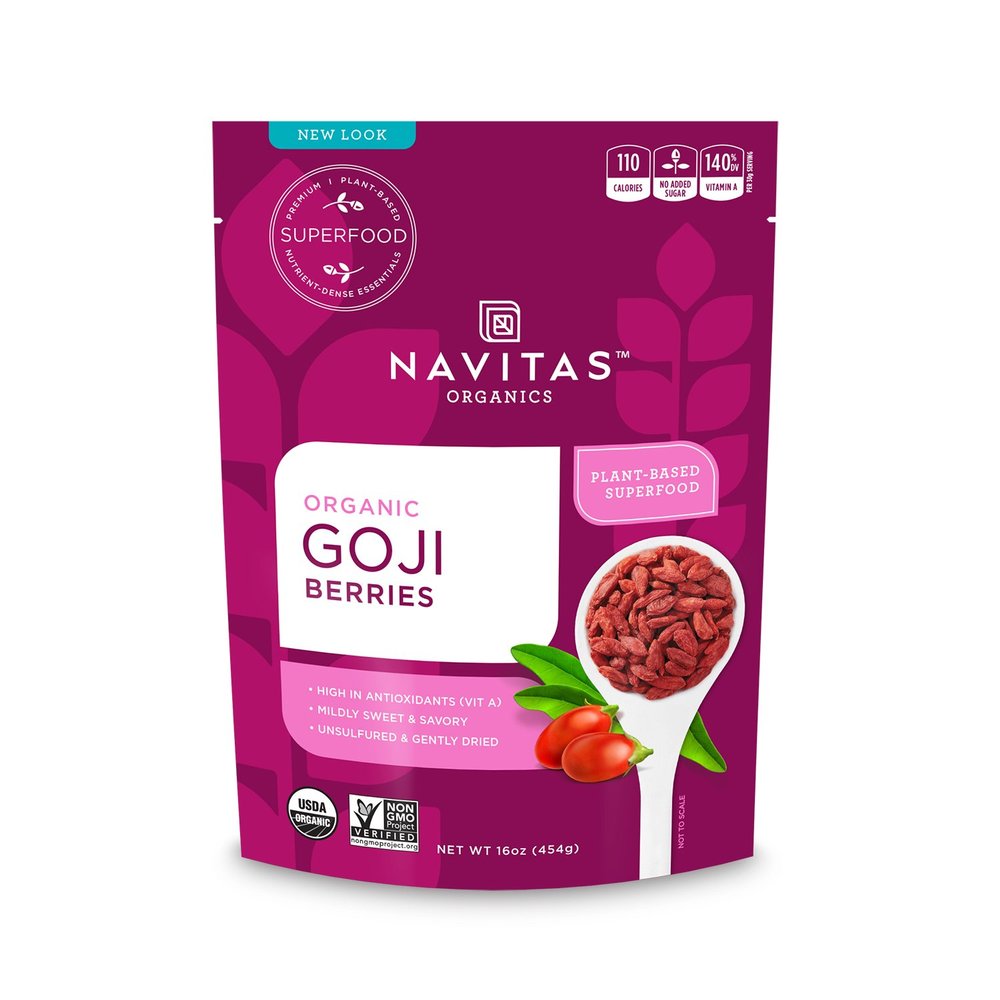 Navitas Naturals Organic Goji Berries, 16 Ounce, 15 Servings