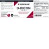 d-Biotin 1000 mcg Capsules - Hypo - 120 count view 3