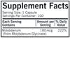 Kirkman - Molybdenum 100 mcg - 100 Capsules - Essential Minerals - Breaks Down Sulfites & Toxins - Hypoallergenic view 2