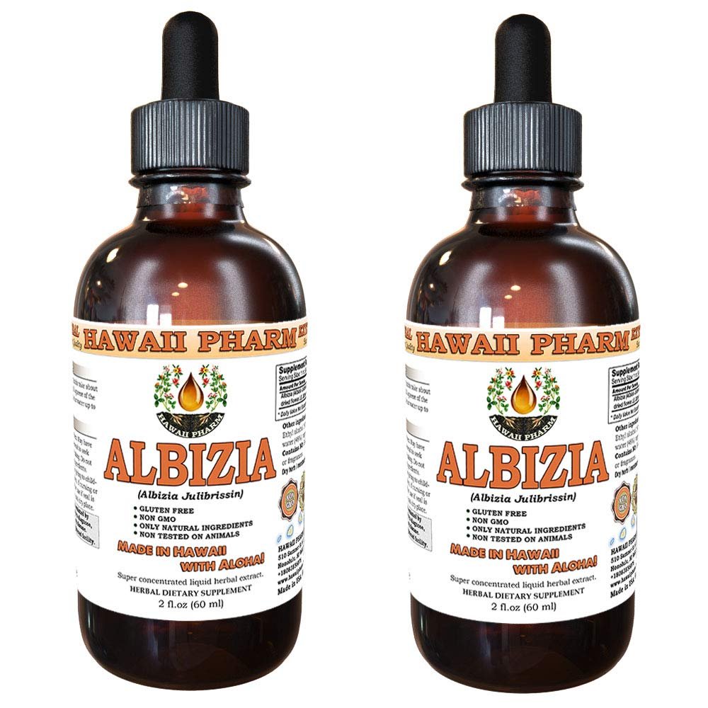 Albizia Liquid Extract, Albizia (Albizia julibrissin) Flower Tincture Supplement 2x2 oz