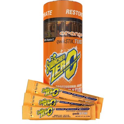 Sqwincher .11 Ounce Orange Flavor Qwik Stik Tube P