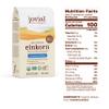 Jovial Organic Einkorn Unbleached All Purpose Flour - Bread Baking Flour for Sourdough, High Protein, Non-GMO, Organic Pizza & Pasta, European Italian, Glyphosate Free - 32 Oz, 3 Pack view 2