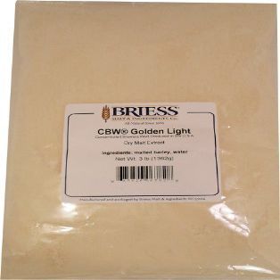 Briess - Dry Malt Extract - Golden Light - 3 lbs. by RiteBrew [Foods]