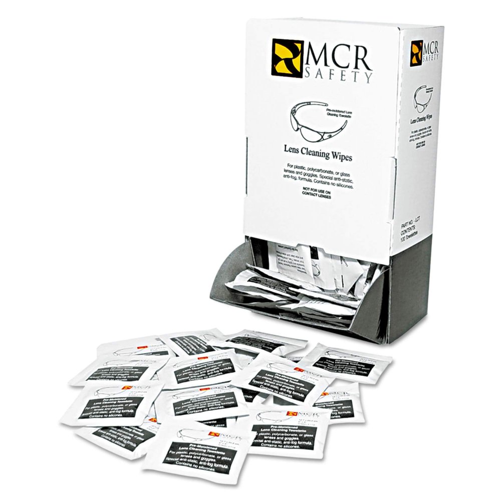 Crews Lens Cleaning Towelettes, 100/Box