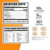 BulkSupplements.com Whey Protein Isolate Powder - Unflavored Whey Protein Powder, Nutritional Supplement - Gluten Free, 30g per Serving, 1kg (2.2 lbs) (Pack of 5) view 2
