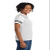 SPORT-TEK Women's PosiCharge Replica Jersey | Athletic Workout Clothing for Spring & Summer, Trendy Ladies Gym Fashion White/Black view 2