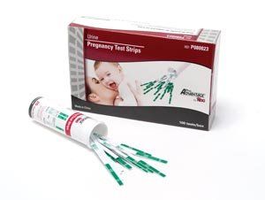 PRO ADVANTAGE URINE HCG PREGNANCY TEST STRIPS - Includes 20 Urine hCG Pregnancy Test Strips Per Canister, 5 can/bx, CLIA Waived