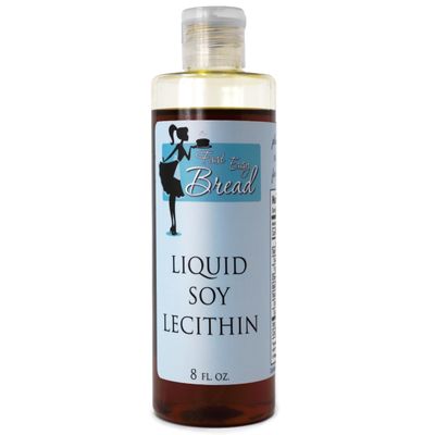 Fast Easy Bread Soy Lecithin Liquid (8 oz) | Easy-to-Use | Available in Mess-Free Squeezable Bottle | Natural Food-Grade Emulsifier | Enhances Dough Texture and Ingredient Distribution
