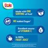 Dole Diced Peaches in 100% Juice - Dole Fruit Bowls Snacks - 4 oz Fruit Bowls - 12 Pack view 3